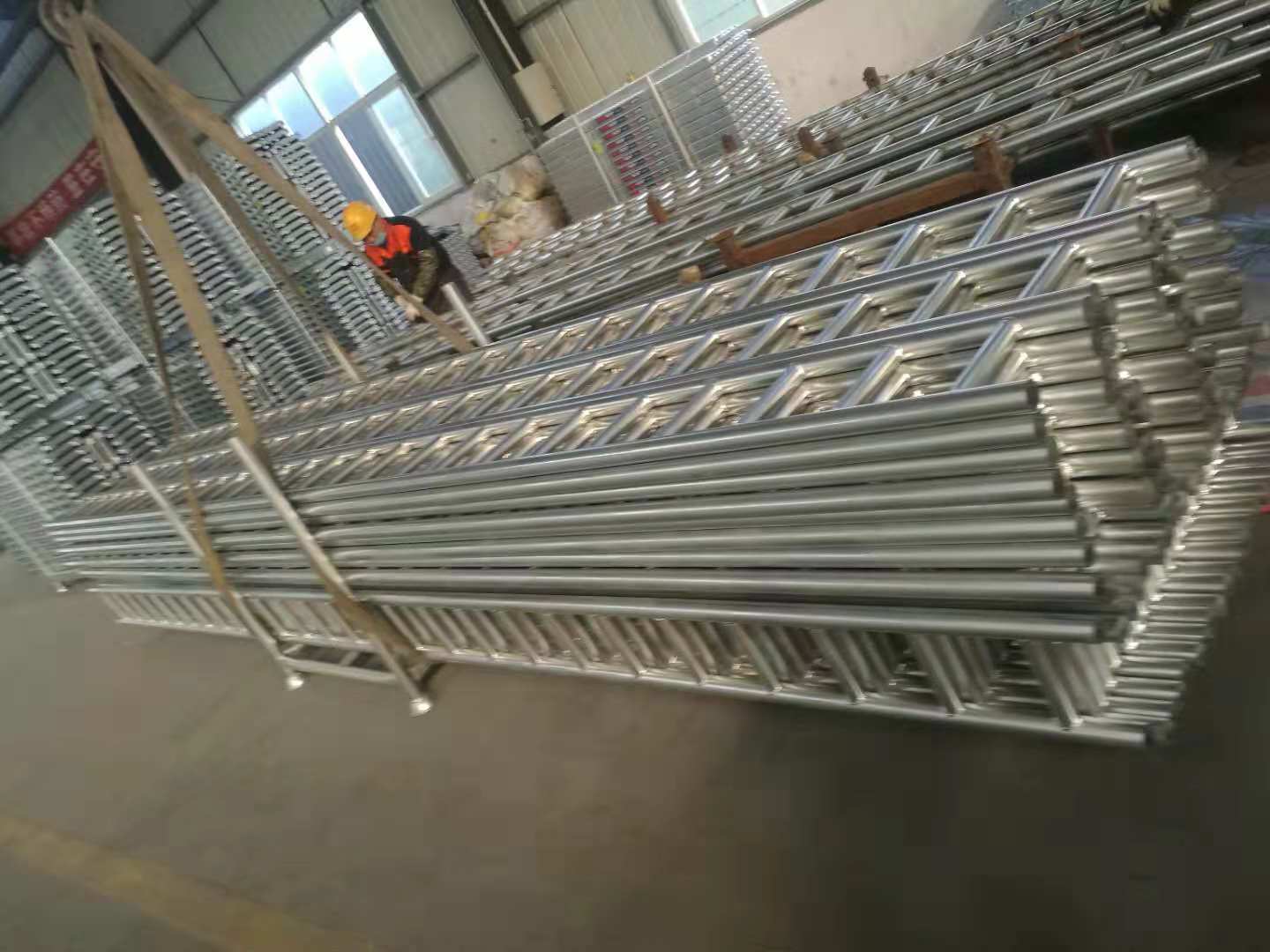 scaffold ladder beam capacity draagvermogen steigerladder