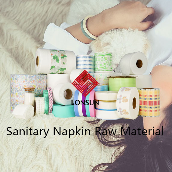 sanitary napkin raw material nguyên liệu băng vệ sinh