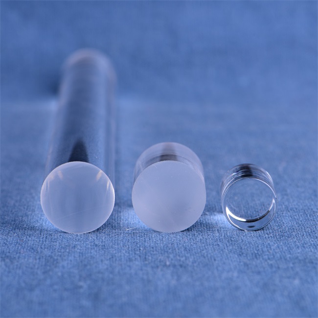 Thermal stability transparent quartz rod الاستقرار الحراري قضيب الكوارتز الشفاف