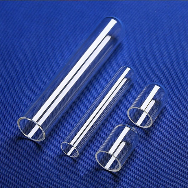 thick-walled quartz tube tubo al quarzo a pareti spesse