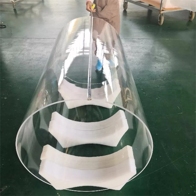 3-300mm large diameter photovoltaic diffusion quartz glass tube أنبوب زجاجي من زجاج الكوارتز ذو قطر كبير 3-300 مم