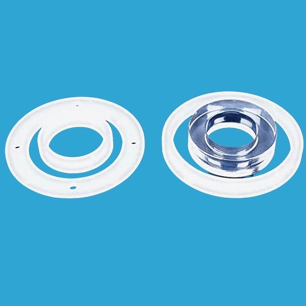 Opaque Custom Quartz Flange for Solar شفة كوارتز مخصصة غير شفافة للطاقة الشمسية