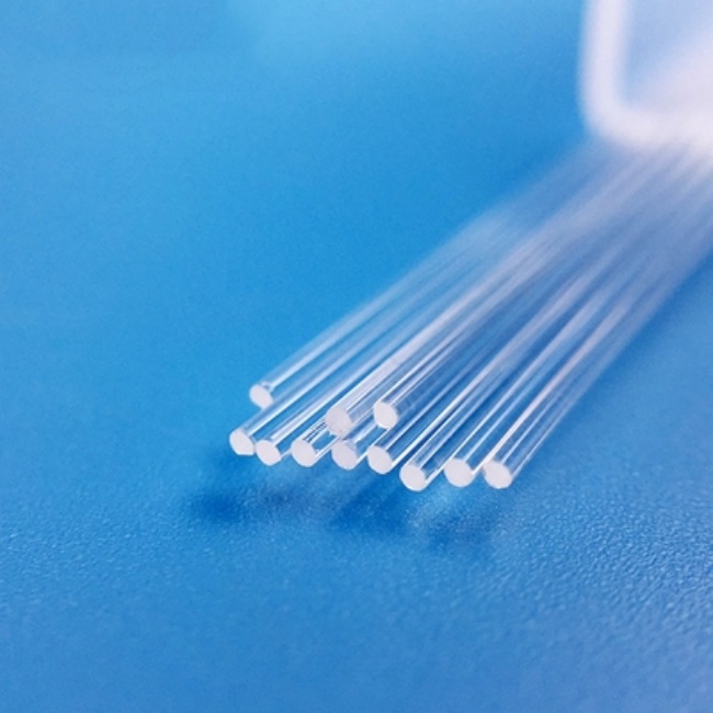Smooth surface transparent quartz rod Asta in quarzo trasparente con superficie liscia