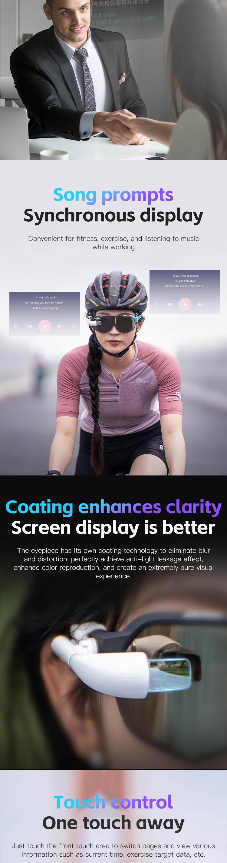 Smart AR HUD Glasses (3) Ochelari Smart AR HUD (3)