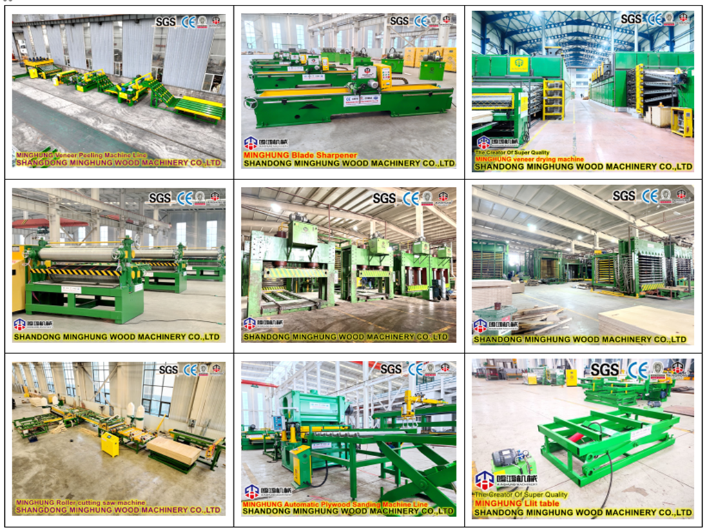 minghung plywood machine Chińska maszyna do sklejki minghung
