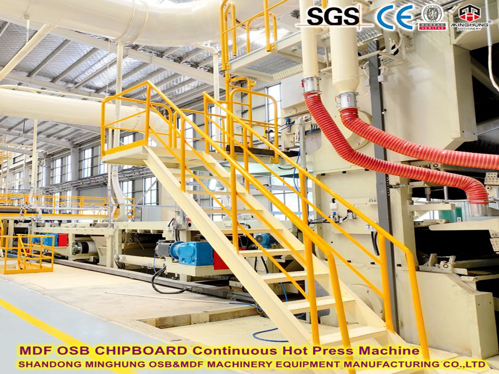 MDF OSB CHIPBOARD Continuous Hot Press Machine Kontinuierliche Heißpressmaschine für MDF-OSB-Spanplatten