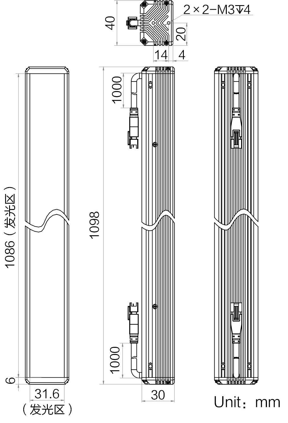 MV-LLDS-H-1200-40-UV365 MV-LLDS-H-1200-40-UV365