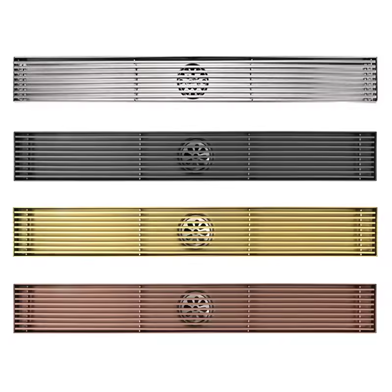 Shower Drain with Tile Insert Grate Hair Filter Imber Exhaurire cum Tile Insert Grate Hair Filter