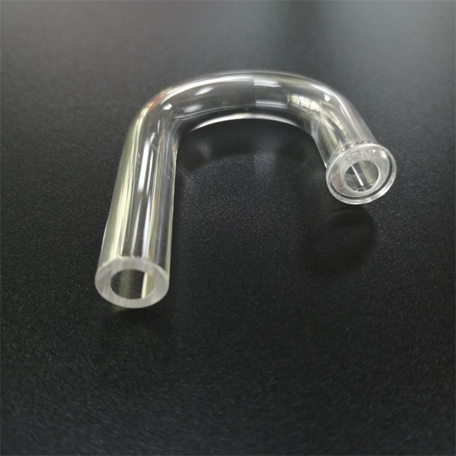 High purity fireplace quartz glass tube Hochreines Kamin-Quarzglasrohr