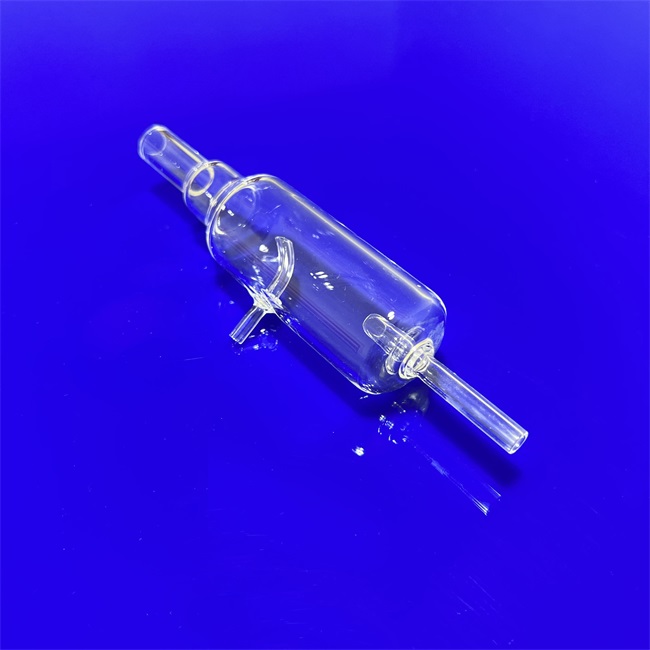 Laboratory quartz glass reactor 実験用石英ガラス反応器