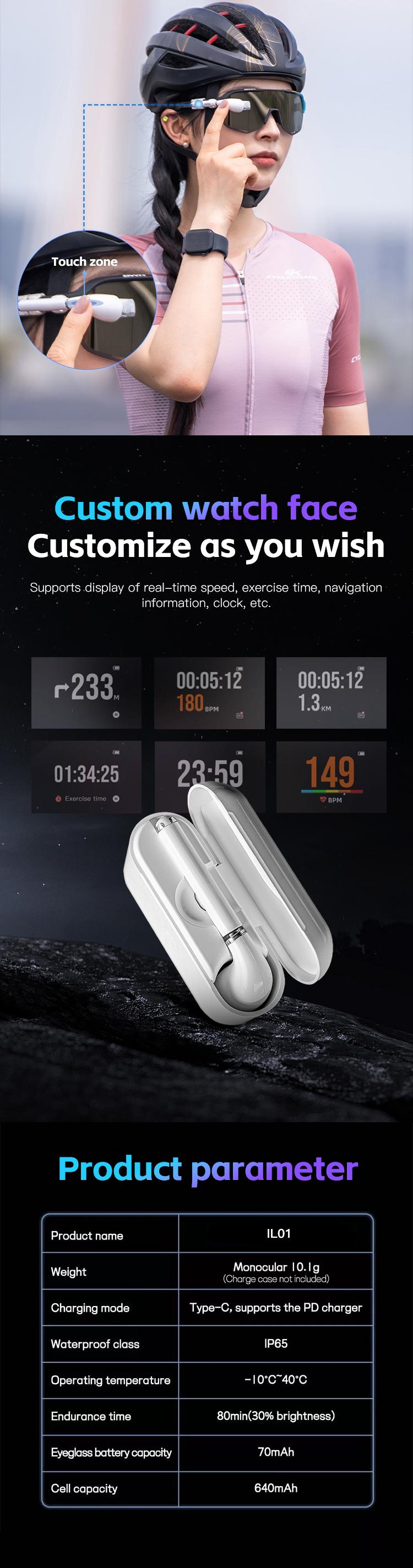 Smart AR HUD Glasses (4) Ochelari Smart AR HUD (4)