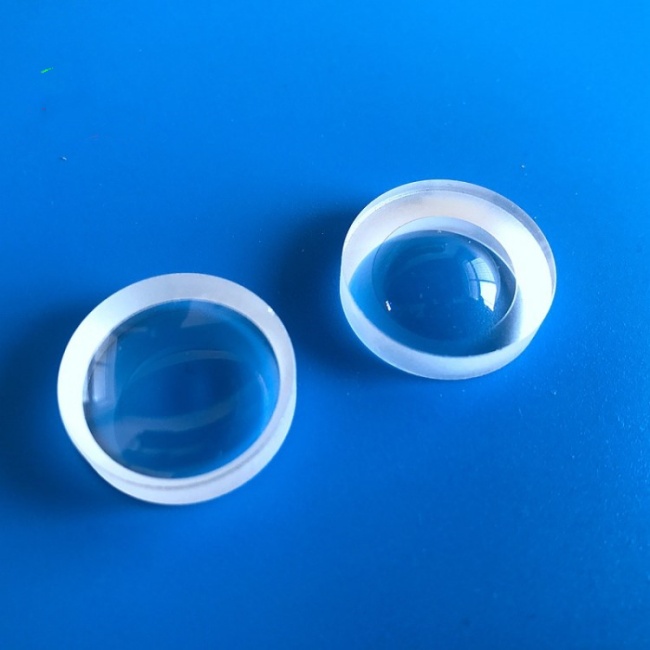 High transmittance convex lens quartz glass plate 고투과율 볼록렌즈 석영 유리판