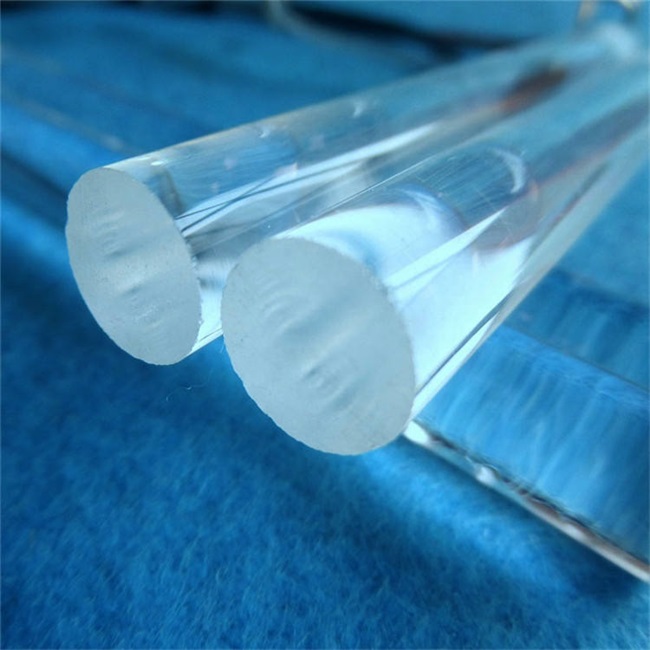 Fused silica glass rods Stäbe aus Quarzglas