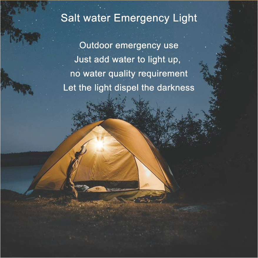 Luz de emergencia de agua salada