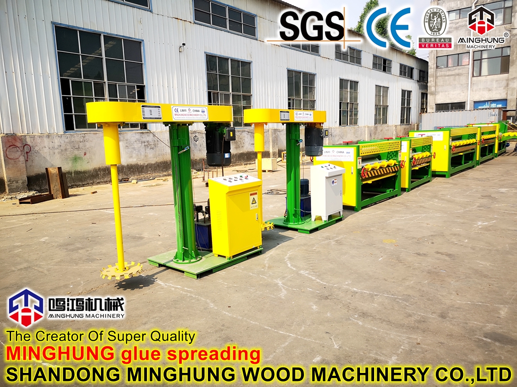 MINGHUNG glue machine for plywood фанера үчүн MINGHUNG клей машина