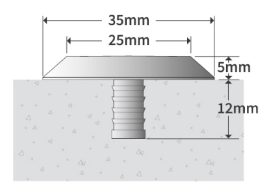 tactile ground surface indicator dokunsal zemin yüzeyi göstergesi