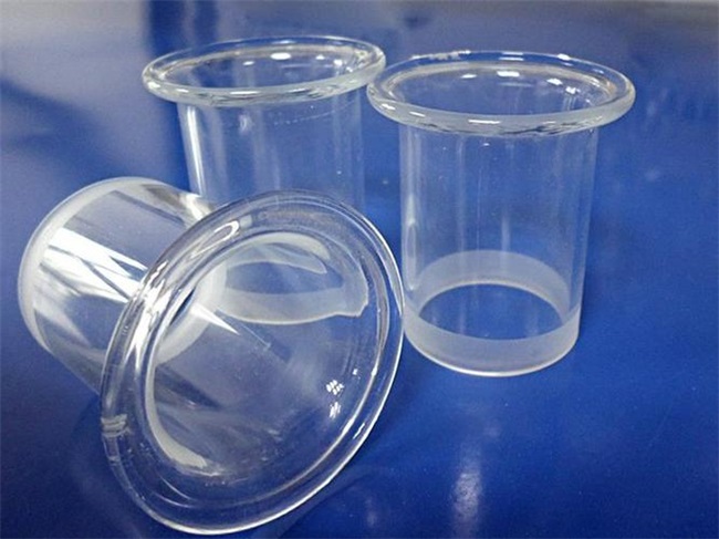 Transparent welding and sealing quartz flange custom processing Прозрачная сварка и уплотнение кварцевого фланца, обработка на заказ