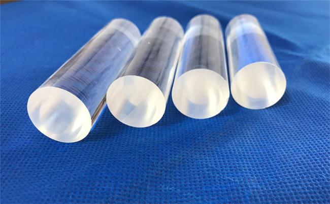 High temperature resistant laboratory quartz rod Varilla de cuarzo de laboratorio resistente a altas temperaturas.