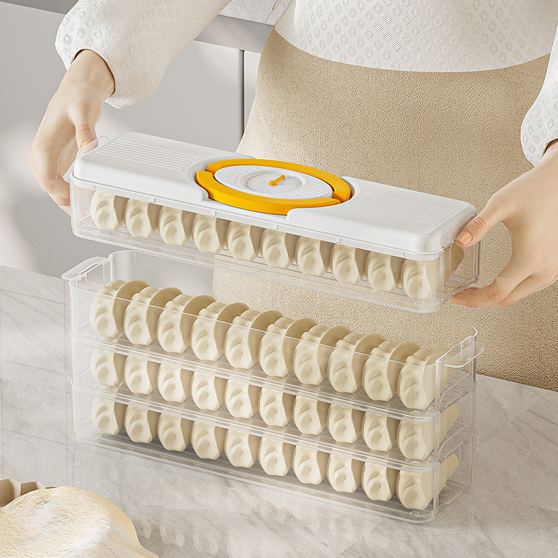 Premium narrow dumpling storage box プレミアム細餃子収納ボックス
