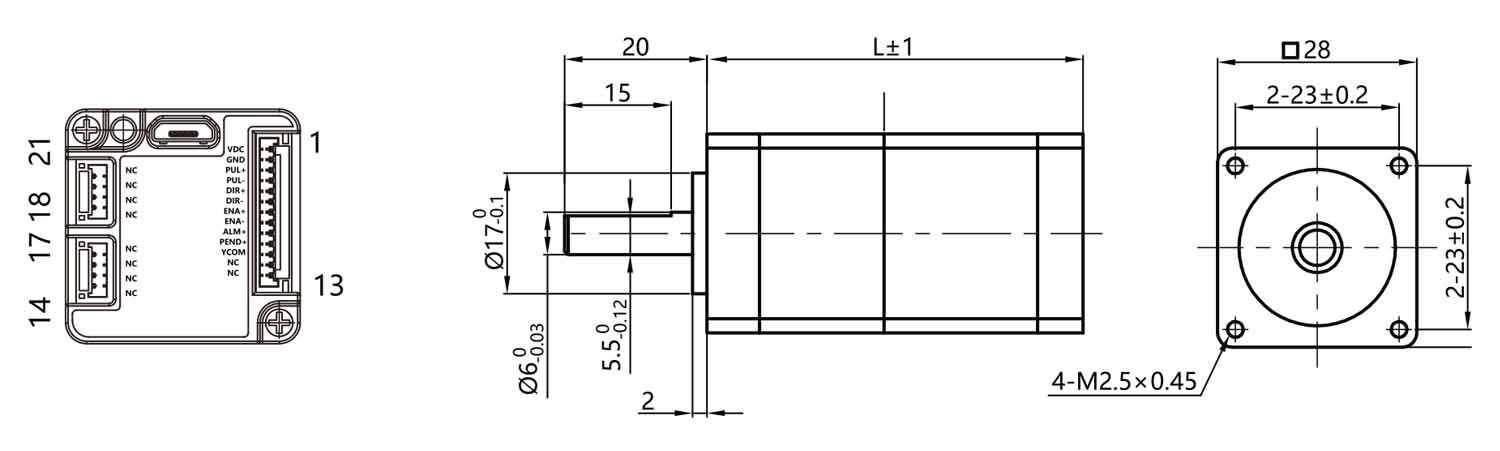 integrated stepper servo motor 통합 스테퍼 서보 모터
