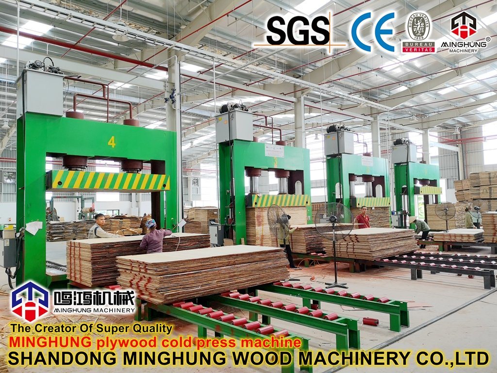 plywood cold press Халодны прэс для фанеры MINGHUNG