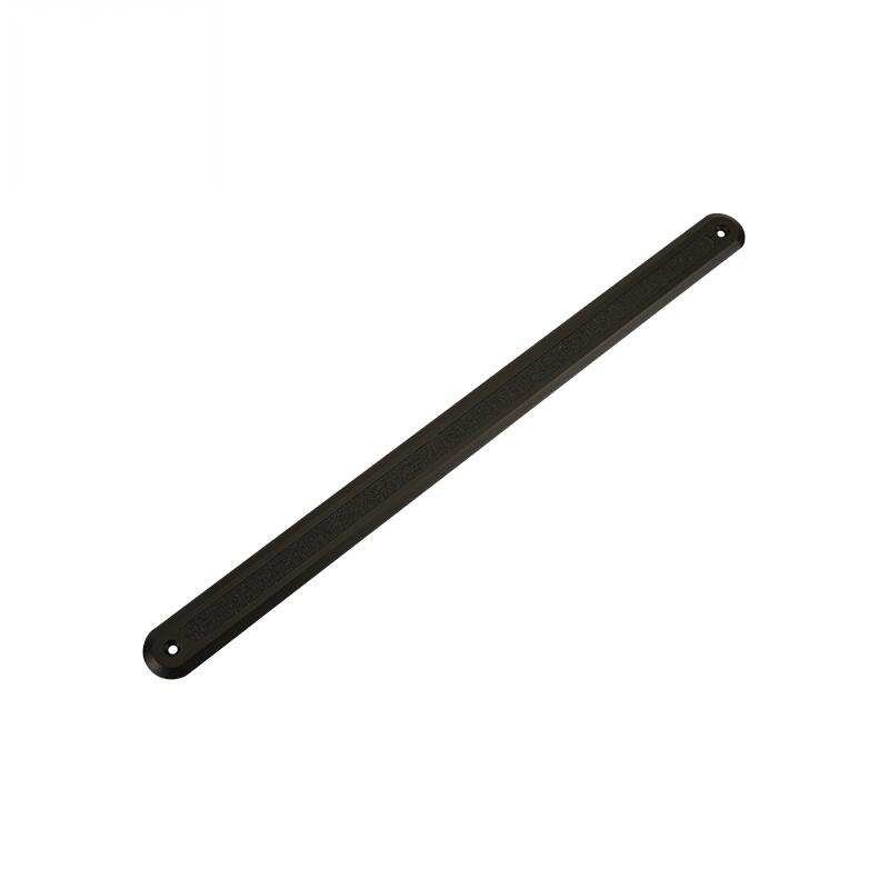 black aluminium tactile strip striscia tattile in alluminio nero