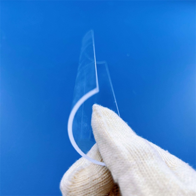 High purity 5-500mm transparent arc-shaped quartz tube أنبوب كوارتز شفاف على شكل قوس 5-500 مم عالي النقاء