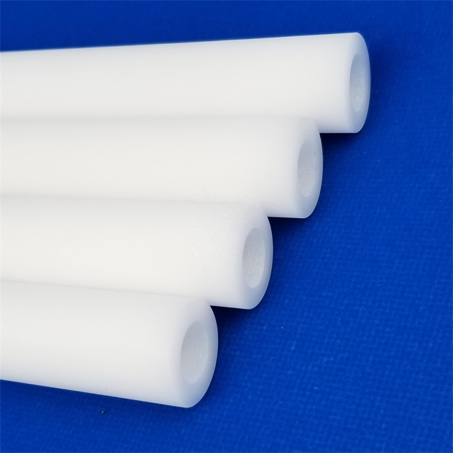 Customized Opaque Milky White Quartz Glass Tube Maßgeschneiderte undurchsichtige milchig-weiße Quarzglasröhre