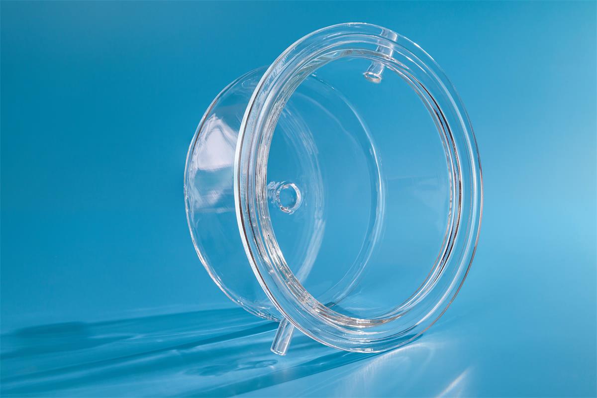 transparent quartz glass crucible for solar1 بوتقة زجاج الكوارتز الشفاف للطاقة الشمسية1