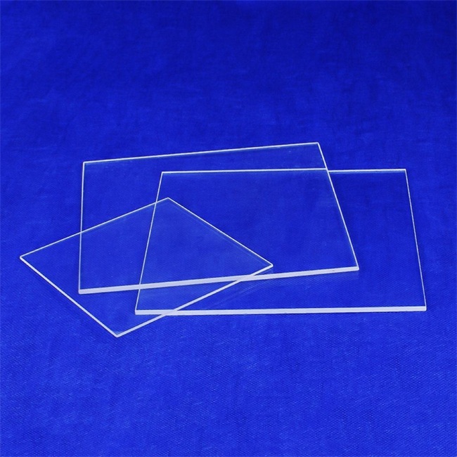 0.5-50mm thick quartz plate 0,5–50 mm dicke Quarzplatte