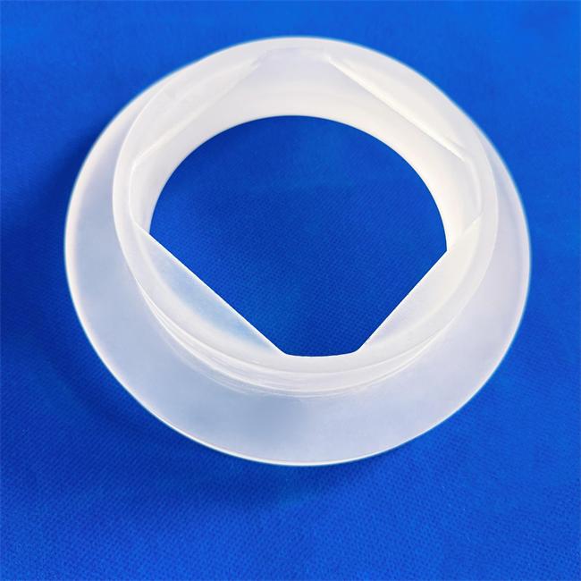 Semi transparent frosted quartz rings Wholesaler Grossista di anelli di quarzo satinato semitrasparente