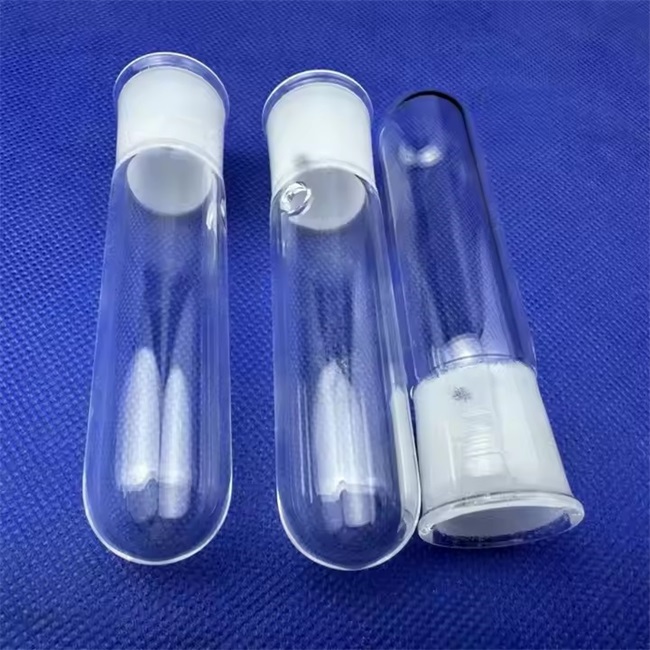Outer diameter 10-500mm laboratory medical quartz test tube القطر الخارجي 10-500 مم أنبوب اختبار الكوارتز الطبي