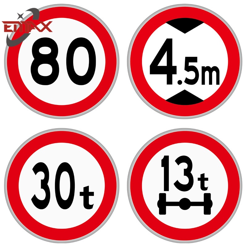Road Traffic Signs Aluminum Board Panneau en aluminium de panneaux de signalisation routière