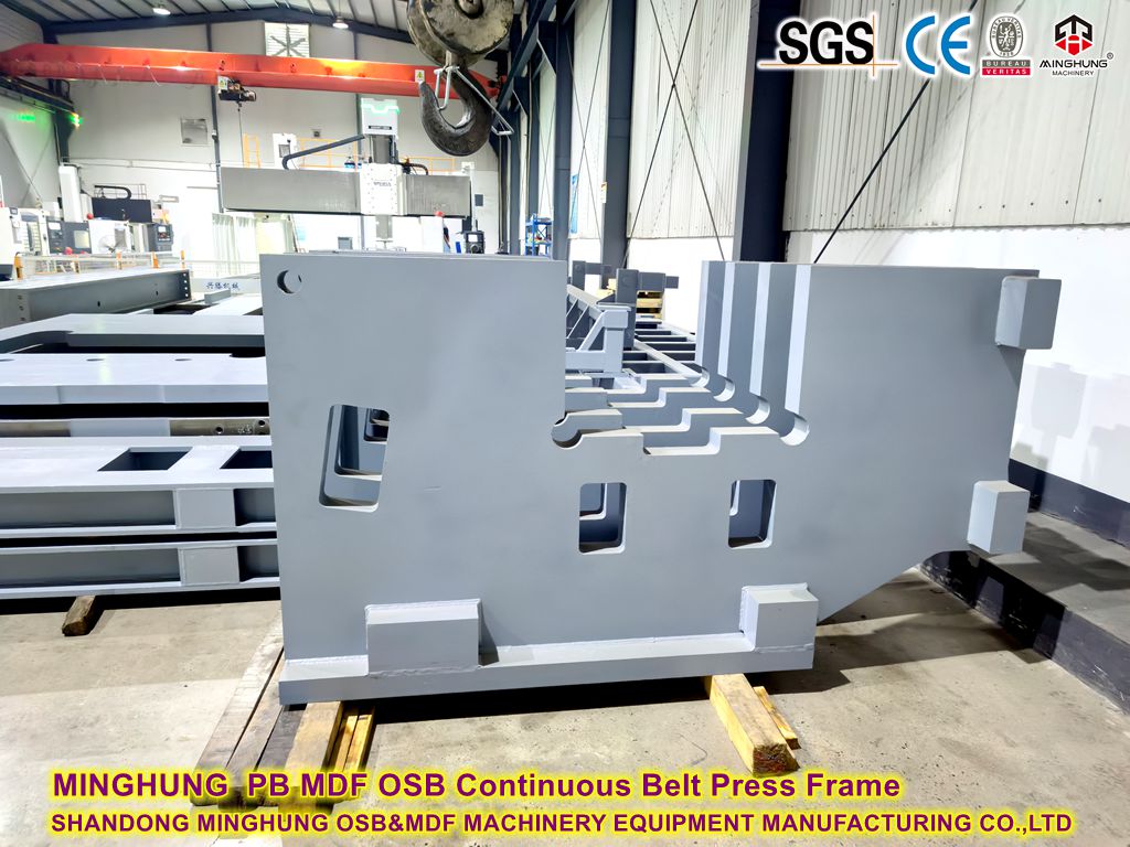 PB MDF OSB Continuous Belt Press Frame Асноўная рама бесперапыннага істужачнага прэса MINGHUNG PB MDF OSB