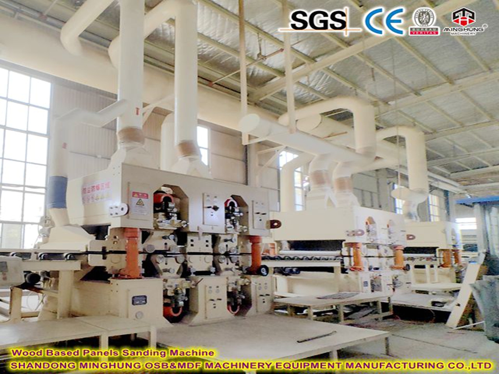 MDF PB SOB Sanding Machine Line Agaçdan ýasalan paneller Çäge maşyn liniýasy
