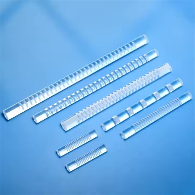 Ultra low coefficient of expansion quartz rod Varilla de cuarzo con coeficiente de expansión ultrabajo