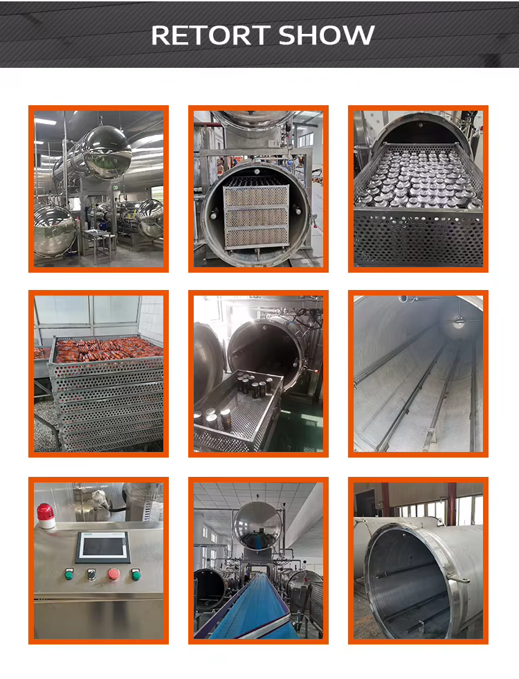 High Pressure Steam Food Sterilizer Autoclave உயர் அழுத்த நீராவி உணவு ஸ்டெரிலைசர் ஆட்டோகிளேவ்