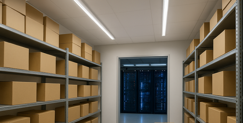 11.0 Storage and server rooms straightforward serviceable 11.0 Storan dan bilik pelayan boleh diservis dengan mudah