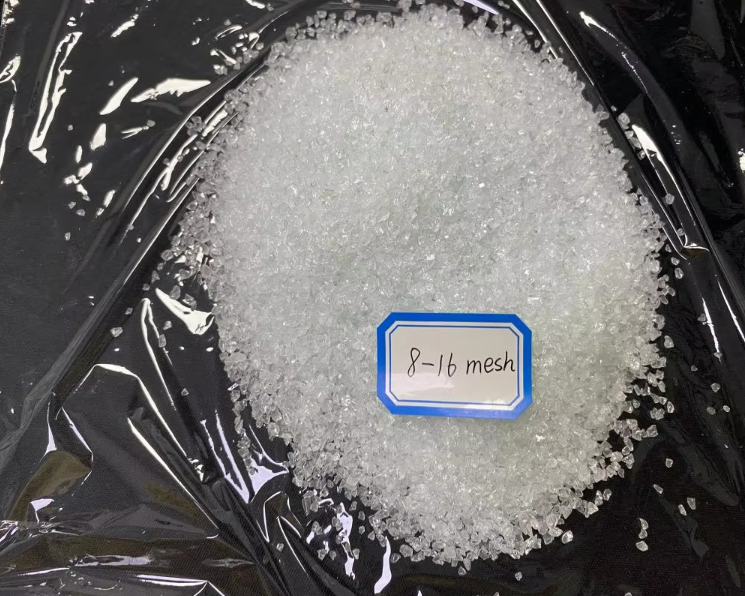 4-6 Mesh High Purity Glass Cullet for Aquariums Vetro di scarto di vetro ad alta purezza da 4-6 maglie per acquari