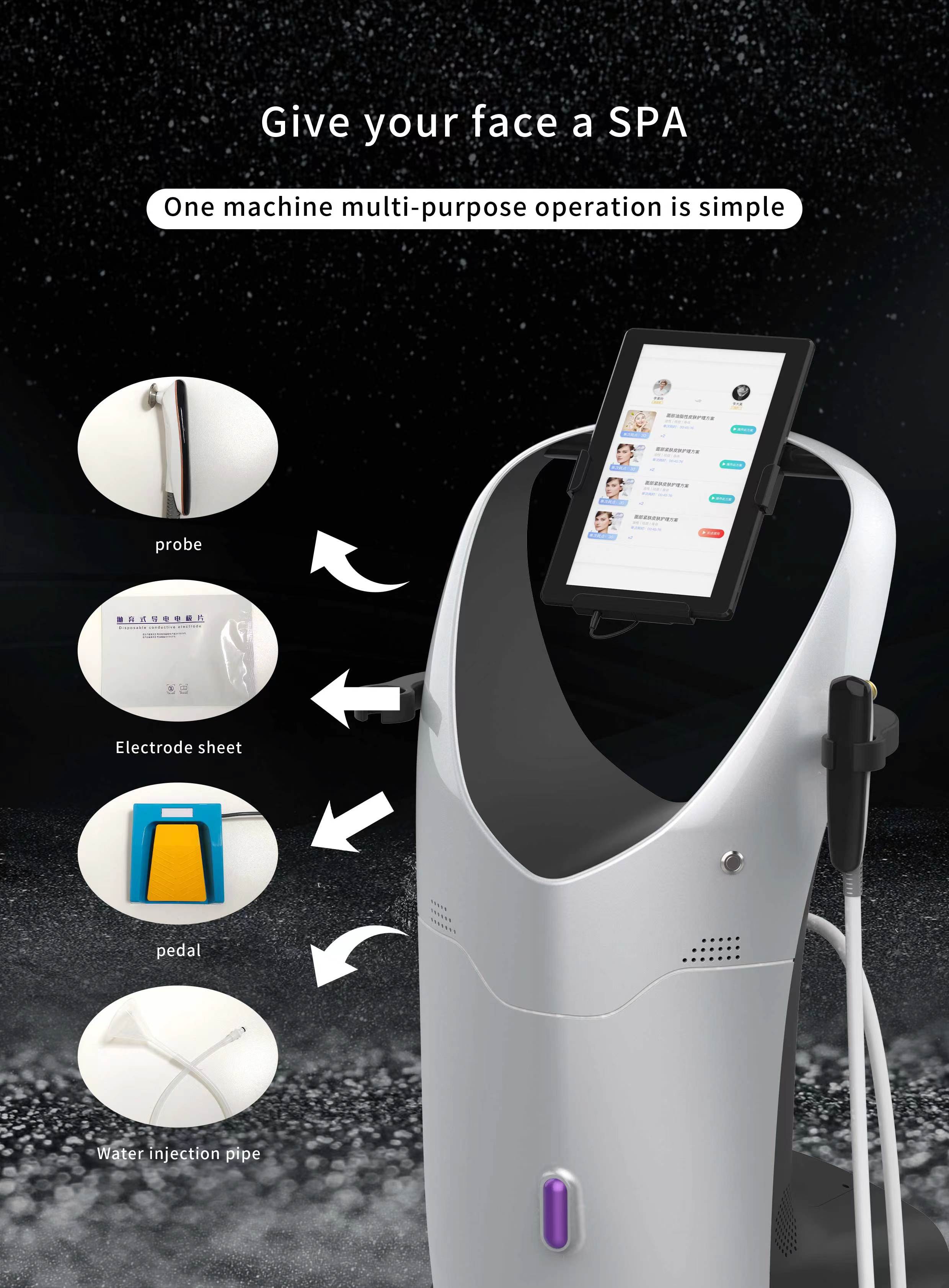 Machine de microneedling RF fractionnée