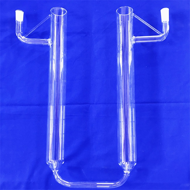 3-300mm transparent U-shaped lamp quartz glass tube Tubo di vetro al quarzo con lampada a forma di U trasparente da 3-300 mm
