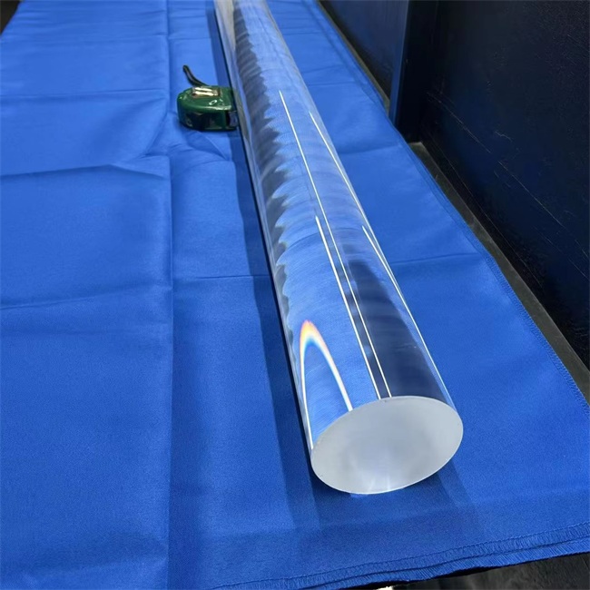 Welding supported quartz rod Asta di quarzo supportata per saldatura