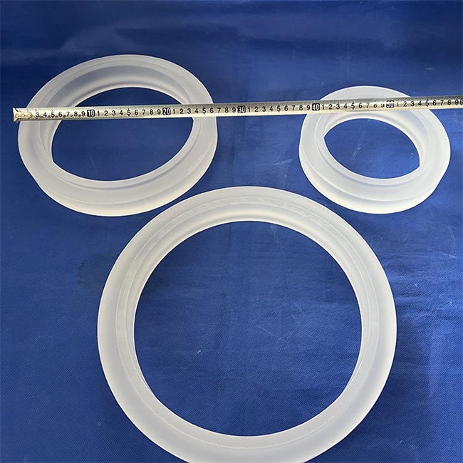 2-500mm transparent vacuum quartz flange Flangia al quarzo sottovuoto trasparente da 2-500 mm
