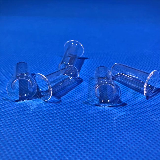 Small Size Bottomed Quartz Glass Tube Tube en verre de quartz à fond de petite taille