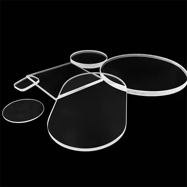 10-600mm diameter fused silica plate Пластина из плавленого кварца диаметром 10-600 мм