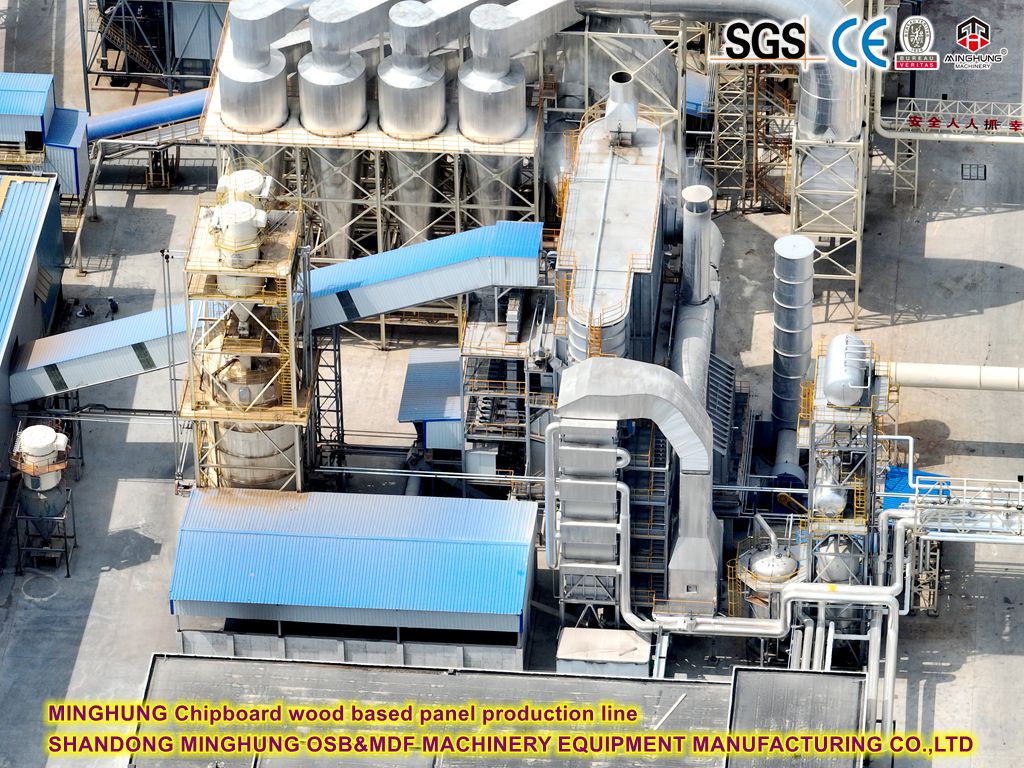 Particleboard wood based panel production machine line Енергиен център за ПДЧ