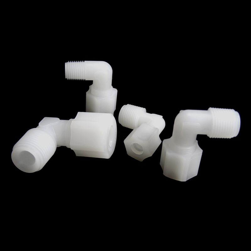 PN16 PVDF ท่อส่งของเหลวที่มีฤทธิ์กัดกร่อนข้อศอกชาย