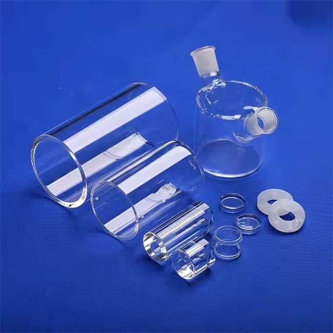 Transparent welded sealed quartz flange supplier Поставщик прозрачных сварных герметичных кварцевых фланцев