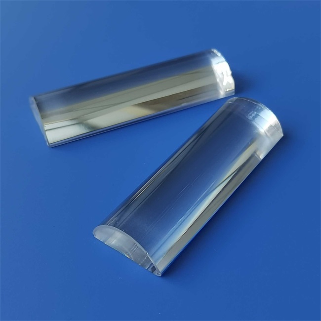 High refractive index quartz rods Hastes de quartzo de alto índice de refração