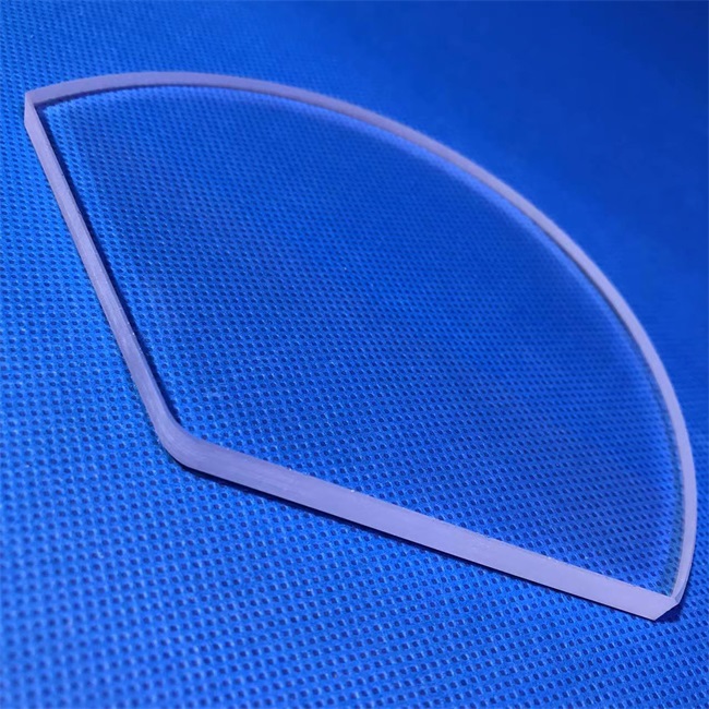 High Transparency Sector Quartz Glass Plate Lastra in vetro al quarzo con settore ad alta trasparenza